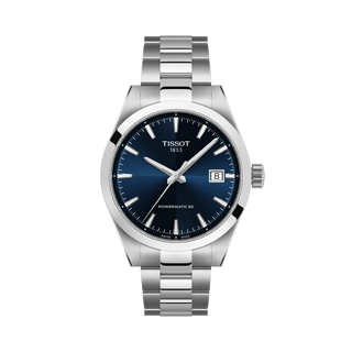 Tissot Watches Tissot Gentleman 38mm Stainless Steel Blue Automatic Watch 3817171