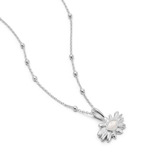 Pandora Daisy Pave Daisy Flower Necklace Daisy London Silver