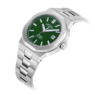 Rotary 40mm Regent Sport Stainless Steel Green Automatic Watch