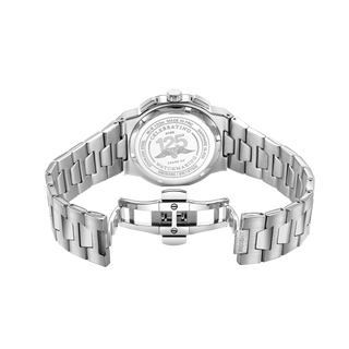Rotary 41mm Regent Chronograph Stainless Steel Black Quartz Watch