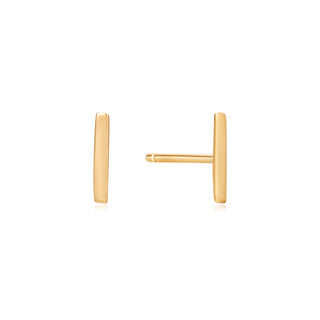 A&S Ear Styling Collection 14ct Yellow Gold Bar Single Stud Earring