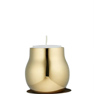 Georg Jensen Homeware Homeware Georg Jensen Gold Plated Cafu Tealight 2211029