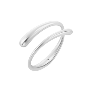 Georg Jensen Jewellery Jewellery Georg Jensen Silver Mercy Twist Bangle - Large 2206053