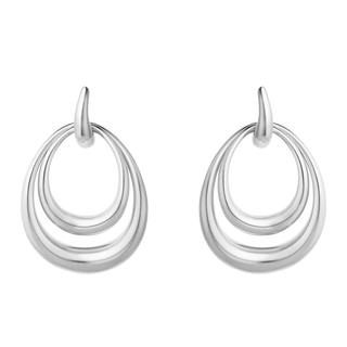 Georg Jensen Jewellery Jewellery Georg Jensen Silver Offspring Large Earrings 2202070