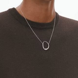 Georg Jensen Jewellery Jewellery Georg Jensen Silver Offspring Medium Pendant 2203058