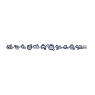 Georg Jensen Silver Rhodium Plated Daisy Bracelet