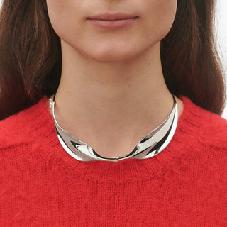 Georg Jensen Silver Vivianna Torun Necklace lifestyle