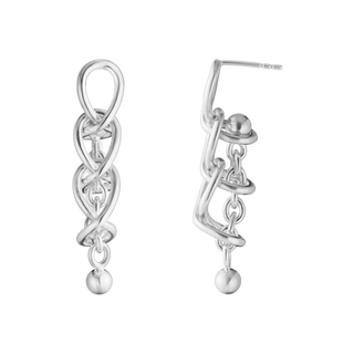 Georg Jensen Jewellery Jewellery Georg Jensen Silver Weft Drop Earrings 2202073