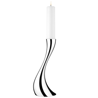 Georg Jensen Homeware Homeware Georg Jensen Stainless Steel Cobra Floor Candle - Small 2211016