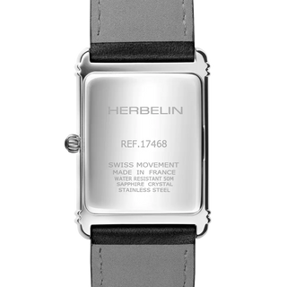 Michel Herbelin Watches Herbelin Gents Stainless Steel 26.5mm Art Déco Rectangular Quartz Watch 3318037