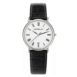 Michel Herbelin Watches Herbelin Gents Stainless Steel 34mm Classique Quartz Watch 3318038