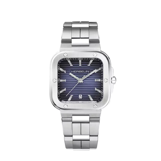 Michel Herbelin Watches Herbelin Gents Stainless Steel 39mm Cap Camarat Square Quartz Watch 3317023