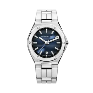 Michel Herbelin Watches Herbelin Gents Stainless Steel 40.5mm Cap Camarat Dark Blue Quartz Watch 3317028
