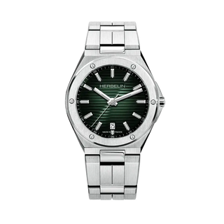 Michel Herbelin Watches Herbelin Gents Stainless Steel 40.5mm Cap Camarat Quartz Watch 3317025