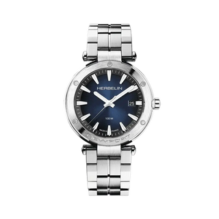 Michel Herbelin Watches Herbelin Gents Stainless Steel 40.5mm Newport Quartz Watch 3317022