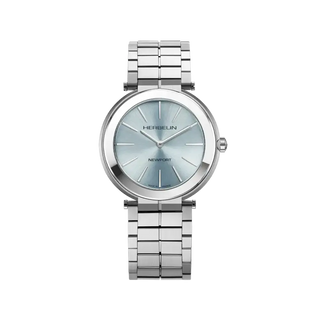 Michel Herbelin Watches Herbelin Gents Stainless Steel 40mm Newport Slim Quartz Watch 3317026