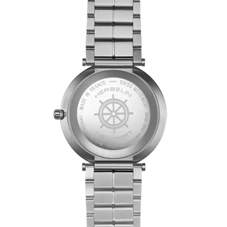 Michel Herbelin Watches Herbelin Gents Stainless Steel 40mm Newport Slim Quartz Watch 3317026