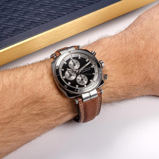 Michel Herbelin Watches Herbelin Gents Stainless Steel 42mm Newport Heritage Chronograph Quartz Watch 3318035