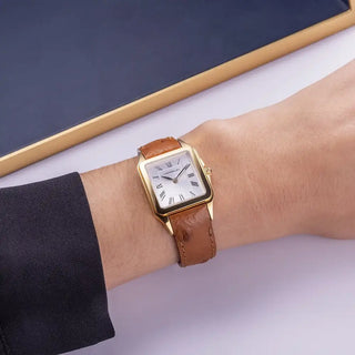 Michel Herbelin Watches Herbelin Ladies Gold PVD 24mm Luna Quartz Watch 3304006