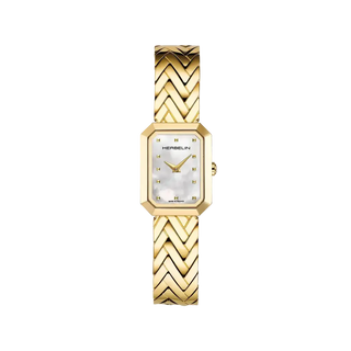 Michel Herbelin Watches Herbelin Ladies Gold PVD 26.4mm Octogône Quartz Watch 3303024