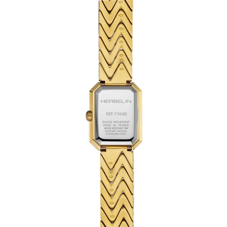 Michel Herbelin Watches Herbelin Ladies Gold PVD 26.4mm Octogône Quartz Watch 3303024