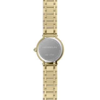 Herbelin Ladies Gold PVD 28mm Galet Quartz Watch