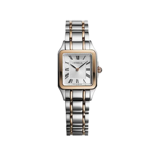 Michel Herbelin Watches Herbelin Ladies Rose Gold Two Tone 24mm Luna Quartz Watch 3305065