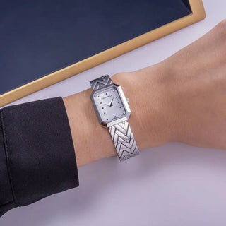 Michel Herbelin Watches Herbelin Ladies Stainless Steel 26.4mm Octogône Quartz Watch 3307064