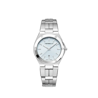 Michel Herbelin Watches Herbelin Ladies Stainless Steel 33mm Cap Camarat Arctic Blue Quartz Watch 3308019