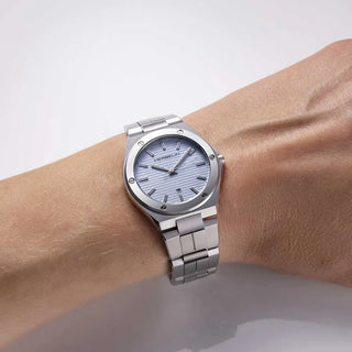 Michel Herbelin Watches Herbelin Ladies Stainless Steel 33mm Cap Camarat Arctic Blue Quartz Watch 3308019