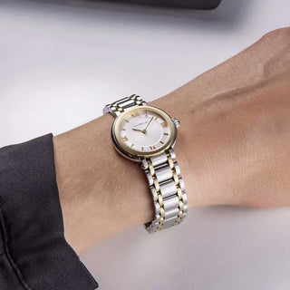 Michel Herbelin Watches Herbelin Ladies Two Tone 28mm Galet Quartz Watch 3305064