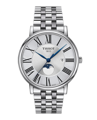 Tissot 40mm Carson Premium Moonphase Stainless Steel Quartz Watch