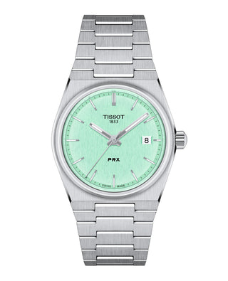 Tissot 35mm PRX Stainless Steel Mint Quartz Watch