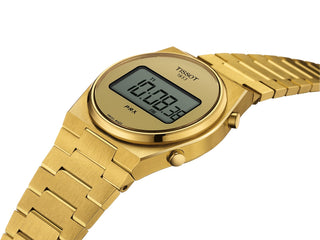 Tissot 35mm Yellow Gold Plated PRX Digital Quartz Watch