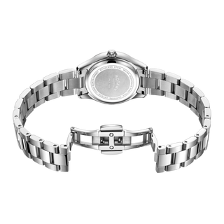 Rotary 32mm Oxford Stainless Steel Purple Quartz Watch