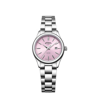 Rotary 32mm Oxford Stainless Steel Pink Quartz Watch