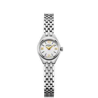 Rotary 20mm Balmoral Stainless Steel White Quartz Watch
