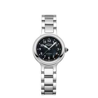 Rotary 28mm Traditional Elegance Black Mother-of-Pearl Quartz Watch