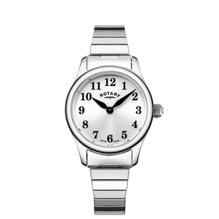 Rotary 24mm Stainless Steel Expander Quartz Watch Allum Sidaway