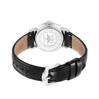 Rotary Watches Rotary 27mm Heritage Mother-of-Pearl Quartz Watch with a Black Leather Strap 3408035