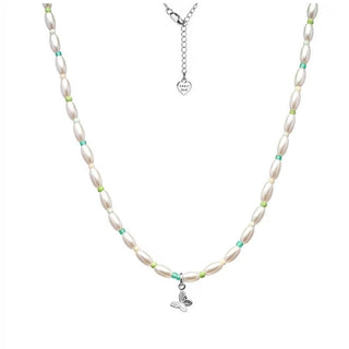 Annie Haak Jewellery Annie Haak Silver Papillion Pearl Turquoise Necklace 1515101