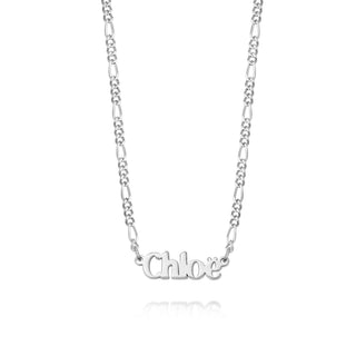 Daisy London Silver Customisable Name Necklace