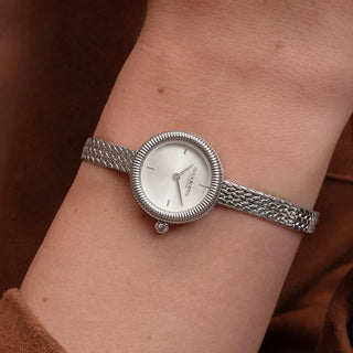 Olivia Burton Watches Olivia Burton 20mm Finery Stainless Steel Mesh Strap Quartz Watch 3201058