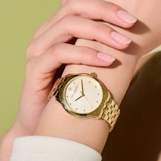 Olivia Burton Watches Olivia Burton 36mm Gold Plated Starlight Quartz Watch 3208020