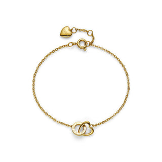 Olivia Burton Jewellery Olivia Burton Gold Plated Interlink Heart Bracelet 3211081