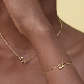 Olivia Burton Jewellery Olivia Burton Gold Plated Interlink Heart Bracelet 3211081