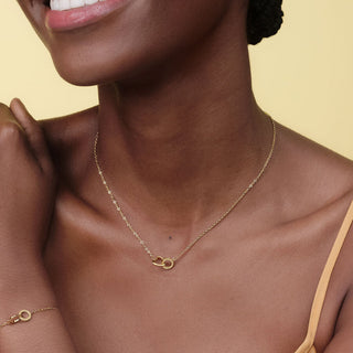 Olivia Burton Jewellery Olivia Burton Gold Plated Kindred Interlink Heart Necklace 3212048