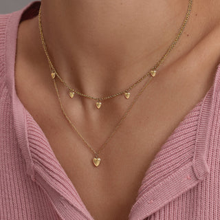 Olivia Burton Jewellery Olivia Burton Gold Plated Mini Heart Double Chain Necklace 3212047