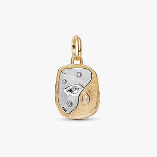 Pandora Jewellery Pandora Gold Plated & Silver Eye Medallion Charm 2931552