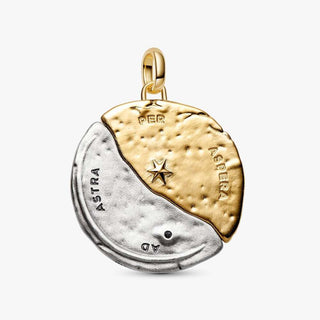 Pandora Jewellery Pandora Gold Plated & Silver Sun & Moon Oversized Medallion Charm 2931551
